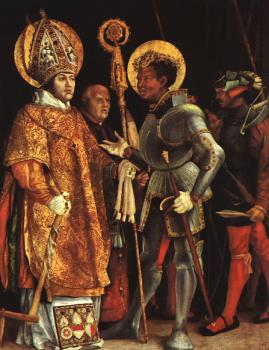 馬蒂亞斯 格呂奈瓦爾德 The Disputation of St.Erasmus and St.Maurice